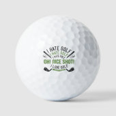 Ik haat Golf Golfballen (Voorkant)