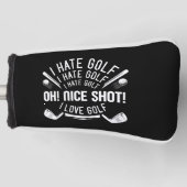 Ik haat Golf Golfheadcover (Voorkant)