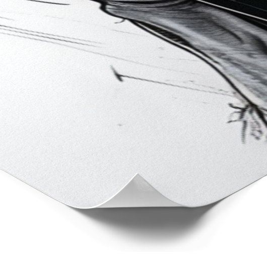 Ik haat Gravity Funny Alien Poster – 30x30 Wall Ar (Hoek)