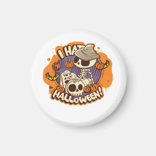 ik haat halloween magneet