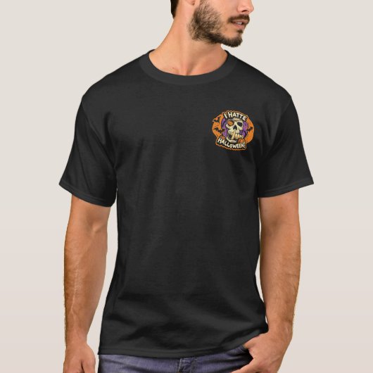ik haat halloween t-shirt (Voorkant)