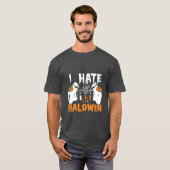Ik haat Halloween" T-shirt (Voorkant volledig)