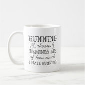 Ik haat hardlopen koffiemok (Links)