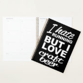 Ik haat hardlopen maar ik hou van ambachtelijk bie planner (Display)