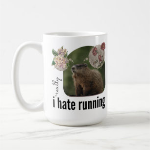 Ik haat hardlopen (met dagdromen Woodchuck) Koffiemok