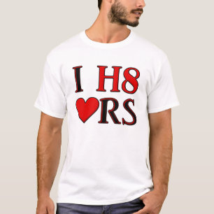 Ik Haat Hart Grappige T-Shirt