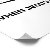 Ik haat het als Jezus op dinosaurussen rijdt in mi Poster (Hoek)