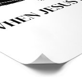 Ik haat het als Jezus op dinosaurussen rijdt in mi Poster (Hoek)