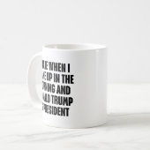 Ik haat het als Trump het President is Koffiemok (Voorkant links)