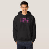 Ik haat het hier 8 hoodie (Voorkant volledig)