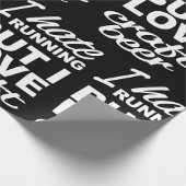 Ik haat het lopen, maar ik hou van Craft Beer Cadeaupapier