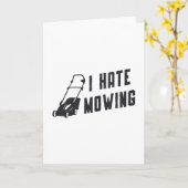 Ik haat het maaien van grastuinbouwland kaart (Gele Bloem)