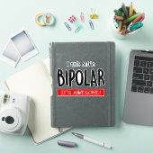 Ik haat het om bipolair te zijn sticker (iPad Cover)