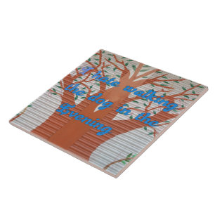 Ik haat het om de hond 's avonds te laten lopen. tegeltje