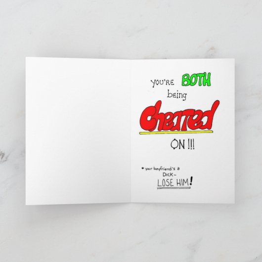 Ik haat het om het te breken... kaart (Binnen)