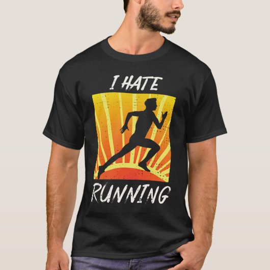 Ik haat het om Sarcastic Trail Track Runner uit te T-shirt (Voorkant)