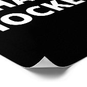 Ik haat hockey poster (Hoek)