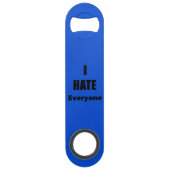 Ik haat iedereen, bar key speed flessenopener (Achterkant)
