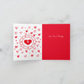 Ik haat iedereen behalve Valentijnsdag Kaart (Binnen)