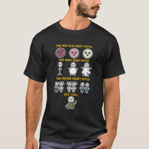Ik haat iedereen die je allemaal stomme sarcasme z t-shirt