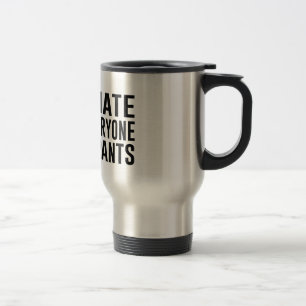 Ik haat iedereen en Pants. Reisbeker