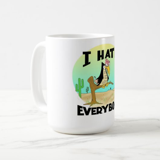 IK HAAT IEDEREEN GEMIDDELDE MOK (Voorkant links)