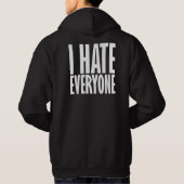 Ik haat iedereen hoodie (Achterkant)