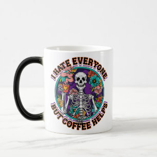 Ik Haat Iedereen Koffie Helpt Koffieliefhebber Cad Magische Mok