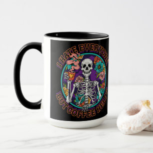 Ik Haat Iedereen Koffie Helpt Koffieliefhebber Cad Mok