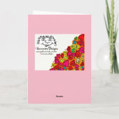 Ik haat iedereen, maar jij. feestdagen kaart (Achterkant)