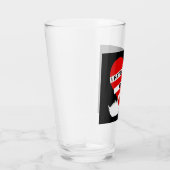 Ik haat iedereen maar jij glas (Rechts)