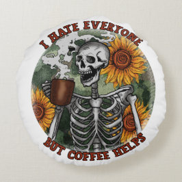 Ik haat iedereen, maar koffie helpt rond kussen