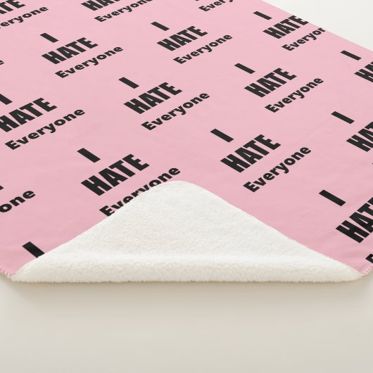 Ik haat iedereen sherpa deken (3/4)