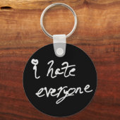 Ik haat iedereen sleutelhanger (Voorkant)