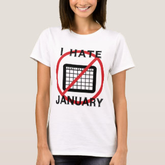 Ik haat januari t-shirt