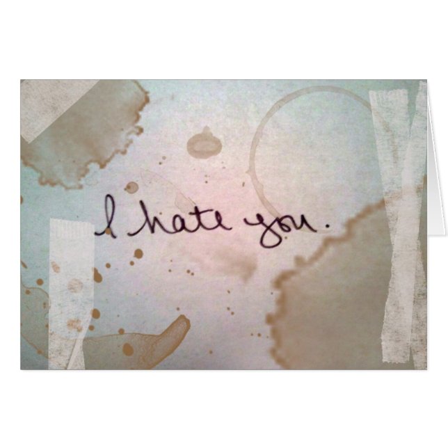 ik haat je (Voorkant Horizontaal)