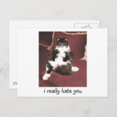 ik haat je echt briefkaart (Voorkant / Achterkant)