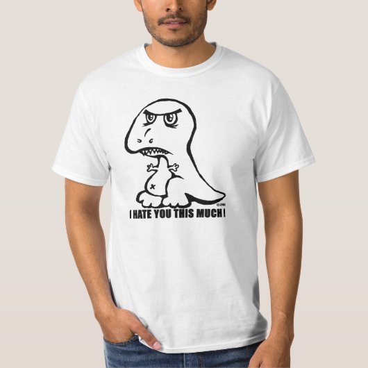 Ik haat je zoveel! t-shirt (Voorkant)