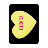 Ik haat jou en ook Valentijnsdag Magneet (Verticaal)