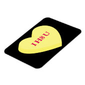 Ik haat jou en ook Valentijnsdag Magneet (Linkerzijde)