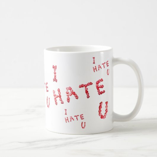 Ik haat jullie Snoep Koffiebeker Mok (Rechts)