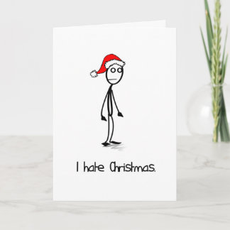Ik haat Kaart met kerst