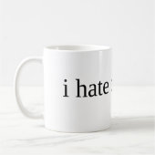 Ik haat katten koffiemok (Links)