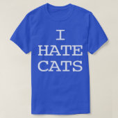 Ik haat katten t-shirt (Design voorkant)