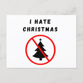 Ik haat Kerstmis Briefkaart