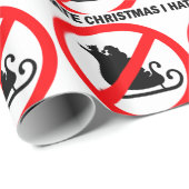 Ik haat Kerstmis Cadeaupapier (Rol Hoek)