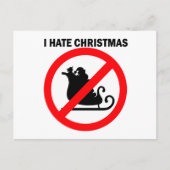 Ik haat Kerstmis Feestdagenkaart (Voorkant)