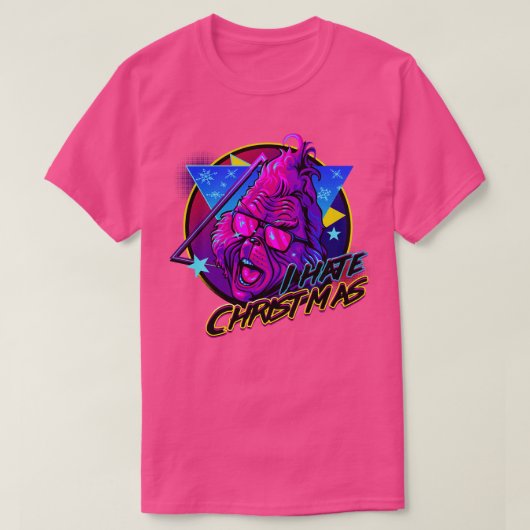 Ik haat Kerstmis T-shirt (Design voorkant)
