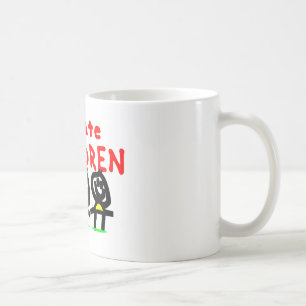 Ik haat kinderen! koffiemok