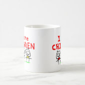 Ik haat kinderen! koffiemok (Center)